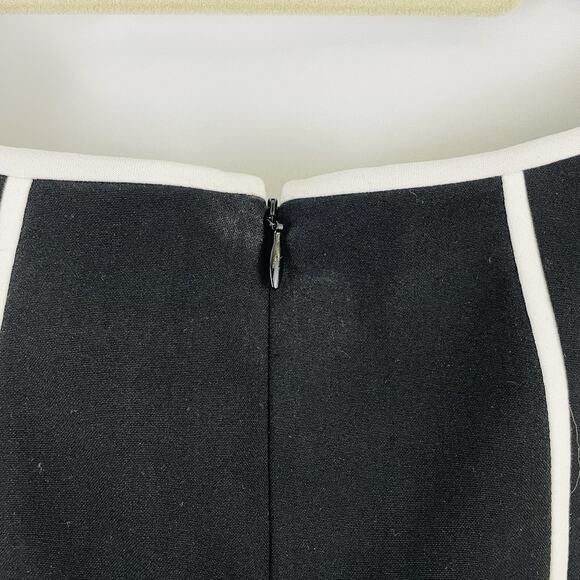 White House Black Market Sz 8 Piped Sheath Dress & Blazer Set Career Business - Picture 10 of 14